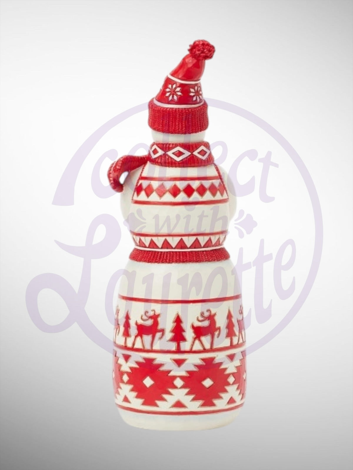 Jim Shore Heartwood Creek - Nordic Noel There's Snow One Like You Snowman Figurine - PREORDER